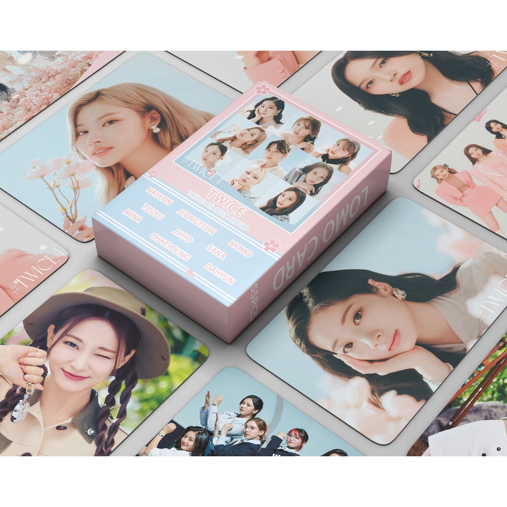 TWICE 4th BEST ALBUM『#TWICE4』Photocard Lomo Card Postcard