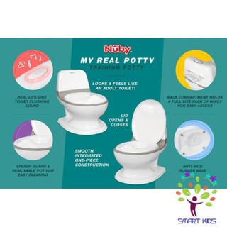 Bô vệ sinh Nuby siêu ngộ nghĩnh dành cho bé yêu từ 0 tuổi trở lên