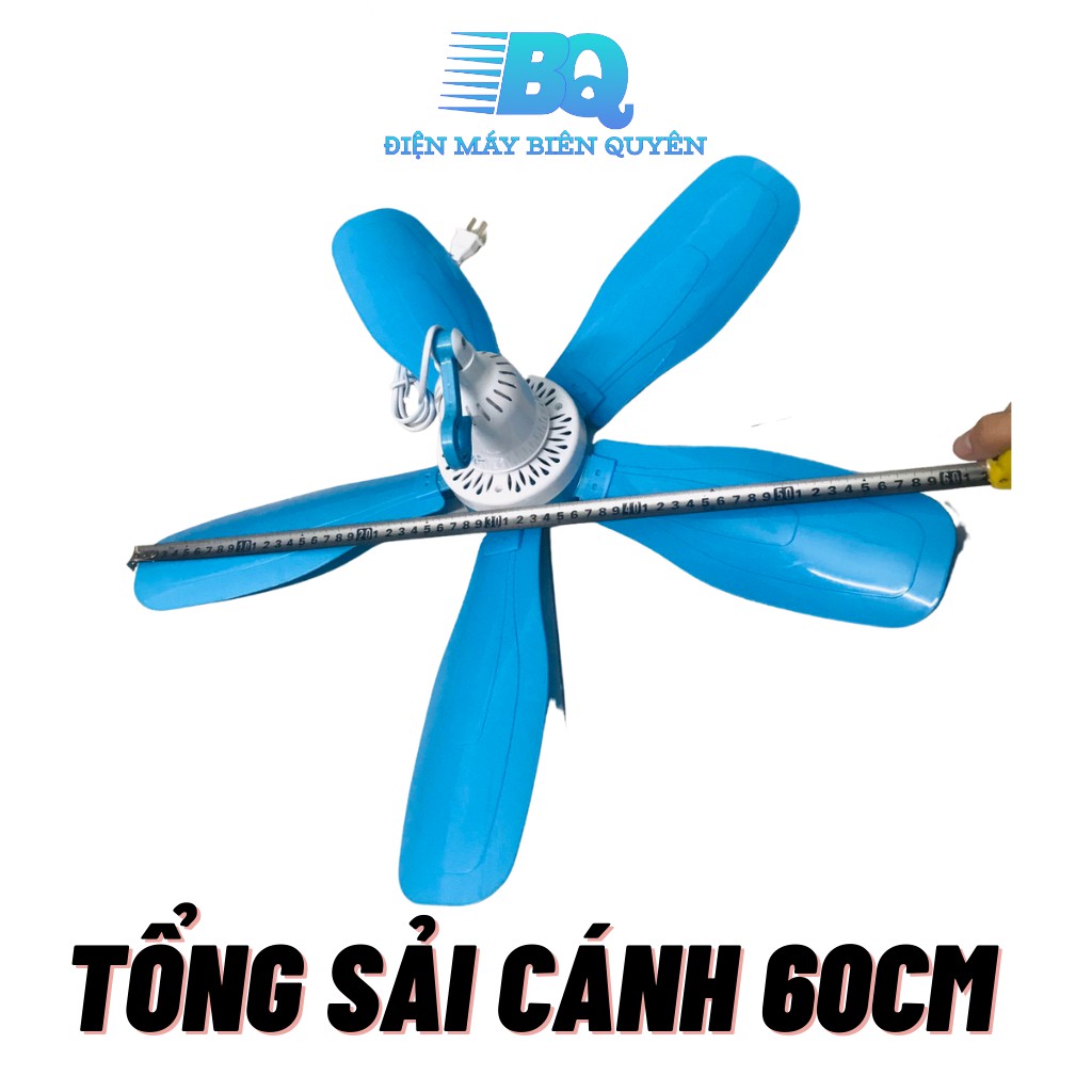 Quạt trần JINY 5 cánh sải cánh 60cm siêu mát tiết kiệm điện bảo hành 12 tháng