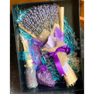 Hộp quà tặng hoa khô lavender oải hương (Hộp Giấy)