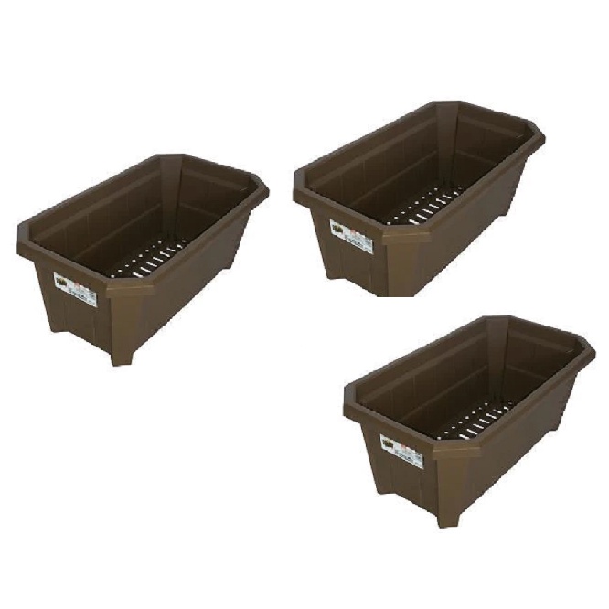 Daiso Chậu nhựa trồng cây Oak No.200 34.7× 19.2×13.8cm