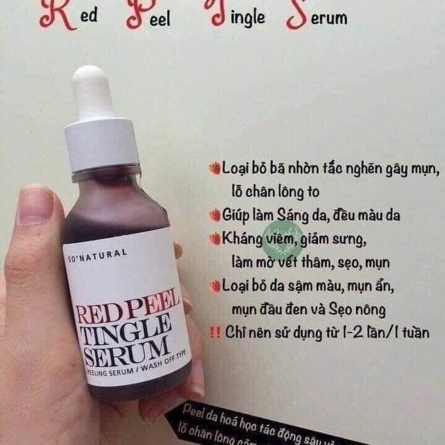 tinh chất red peel tingle serum sale