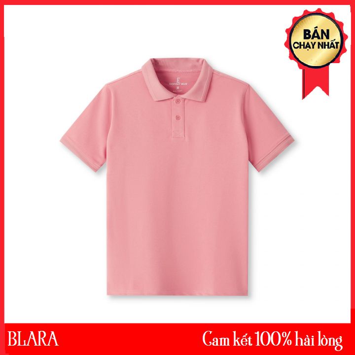 Áo Polo Basic Màu Hồng