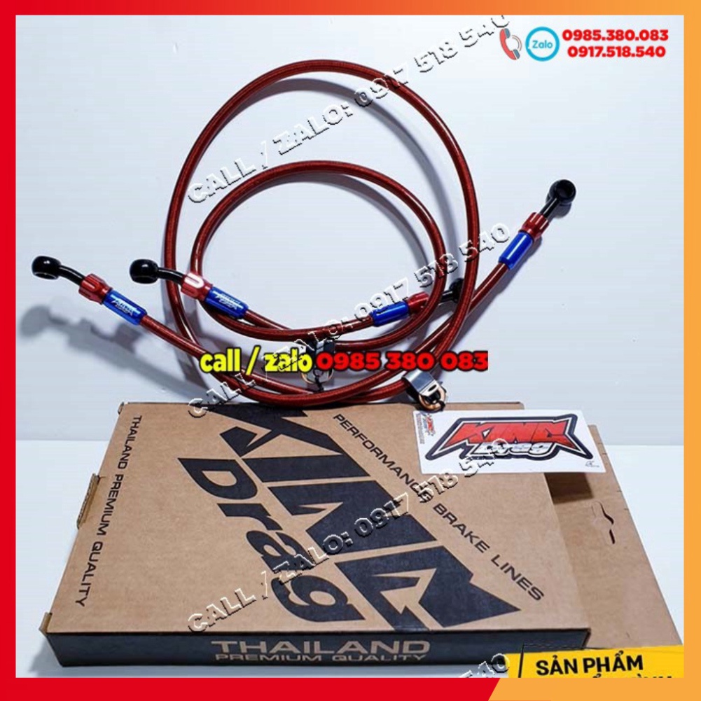 Dây dầu King Drag Thailand đầu nhôm CNC xoay 360