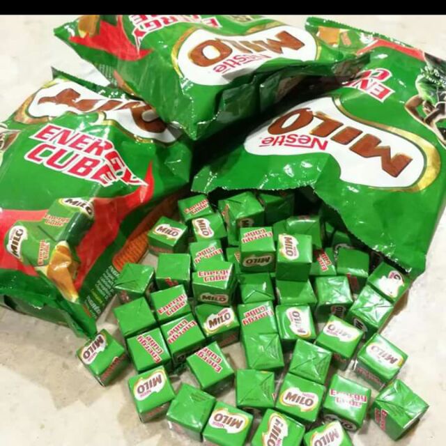 Kẹo milo cube Thái Lan 100k/ gói 100 viên 275g