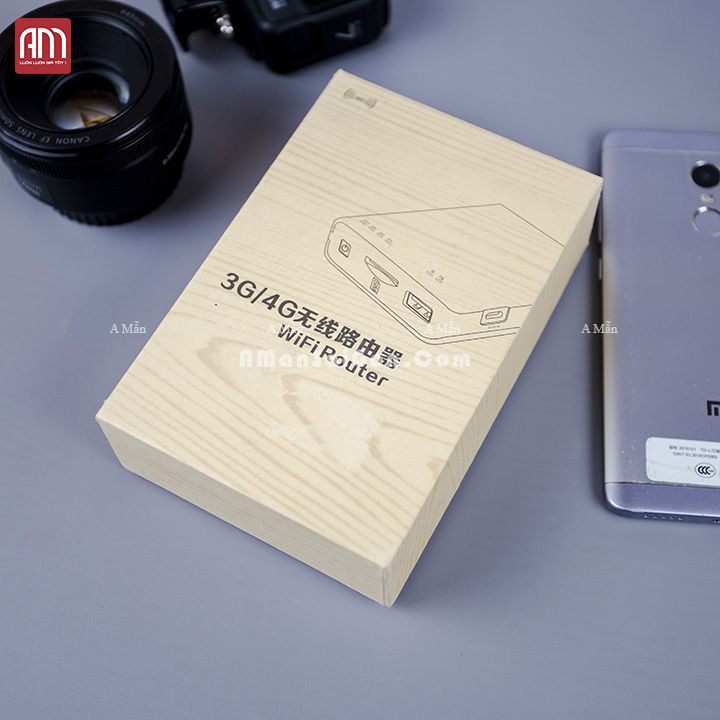 Phát wifi từ sim 3G, 4G kiêm pin sạc dự phòng 7800 mAh SIÊU BỀN