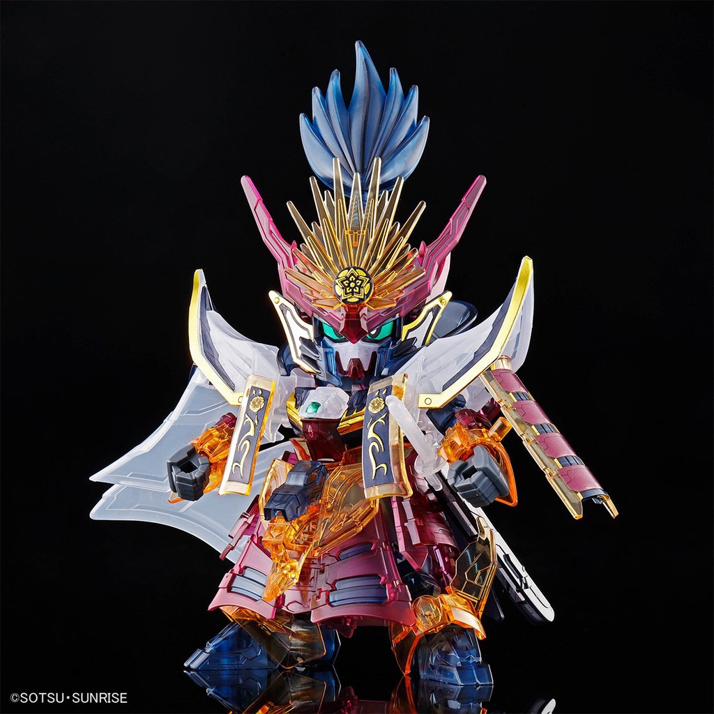 Mô Hình Lắp Ráp Gundam SD World Heroes Wukong Impulse Sergeant Verde Buster Nobunaga Epyon Clear Color Set SDW SDWH