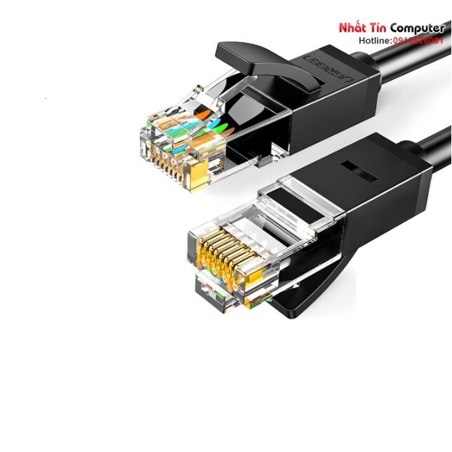 Cáp mạng đúc sẵn Cat6 tròn dài 40m chính hãng Ugreen 20169 cao cấp