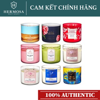 Nến thơm 3 bấc bath & body works white