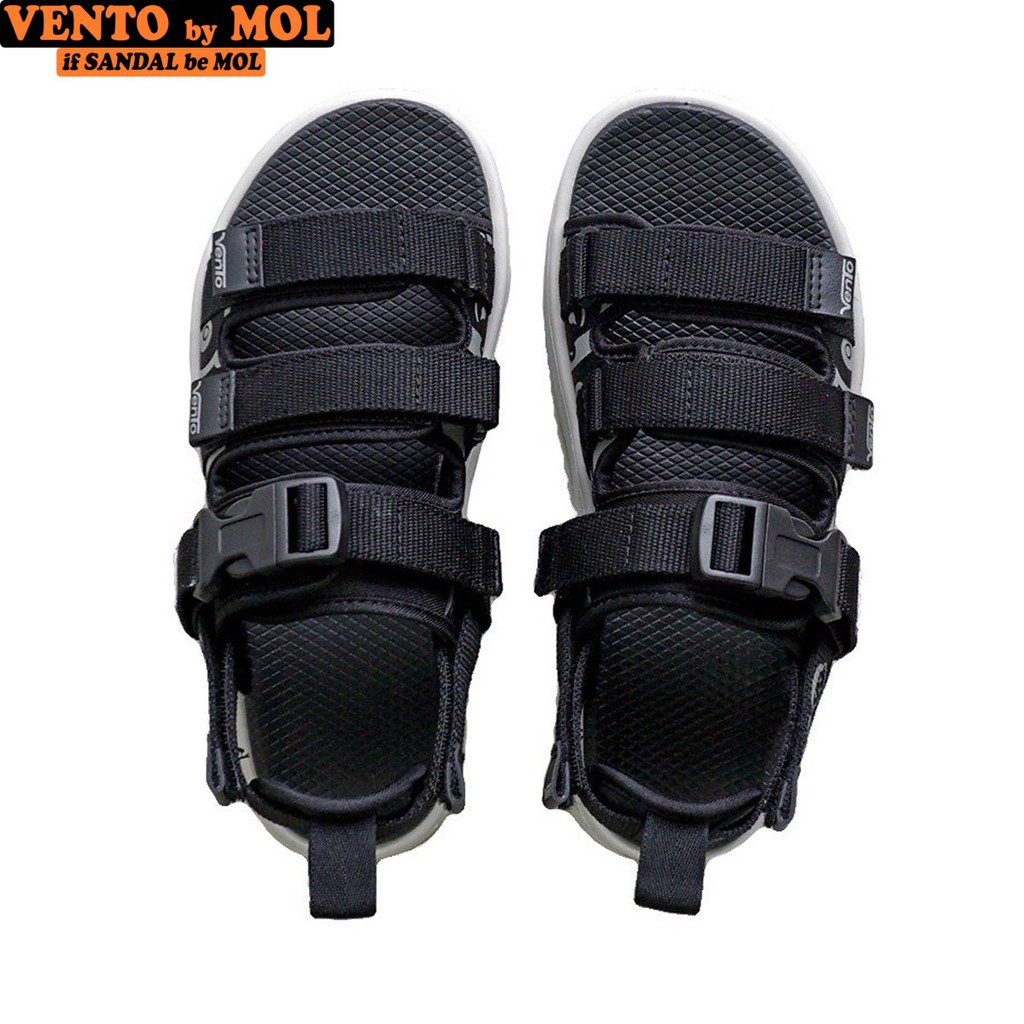 Giày sandal Vento nữ 3 quai ngang có quai hậu tháo rời mang đi học đi biển du lịch NB80B