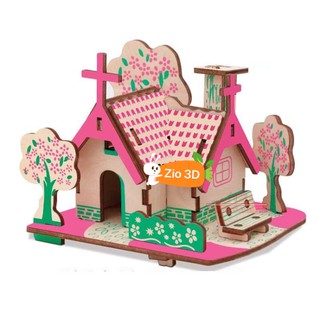 Mô hình lắp ráp gỗ 3D Nhà Dream American