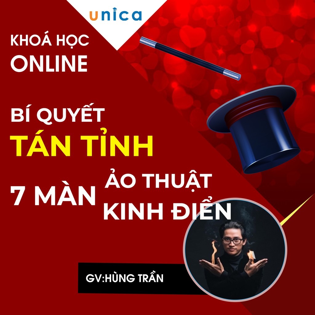 Toàn quốc- [E-voucher] FULL khóa học PHONG CÁCH SỐNG- Bí quyết tán tỉnh với 7 màn ảo thuật kinh điển UNICA.VN