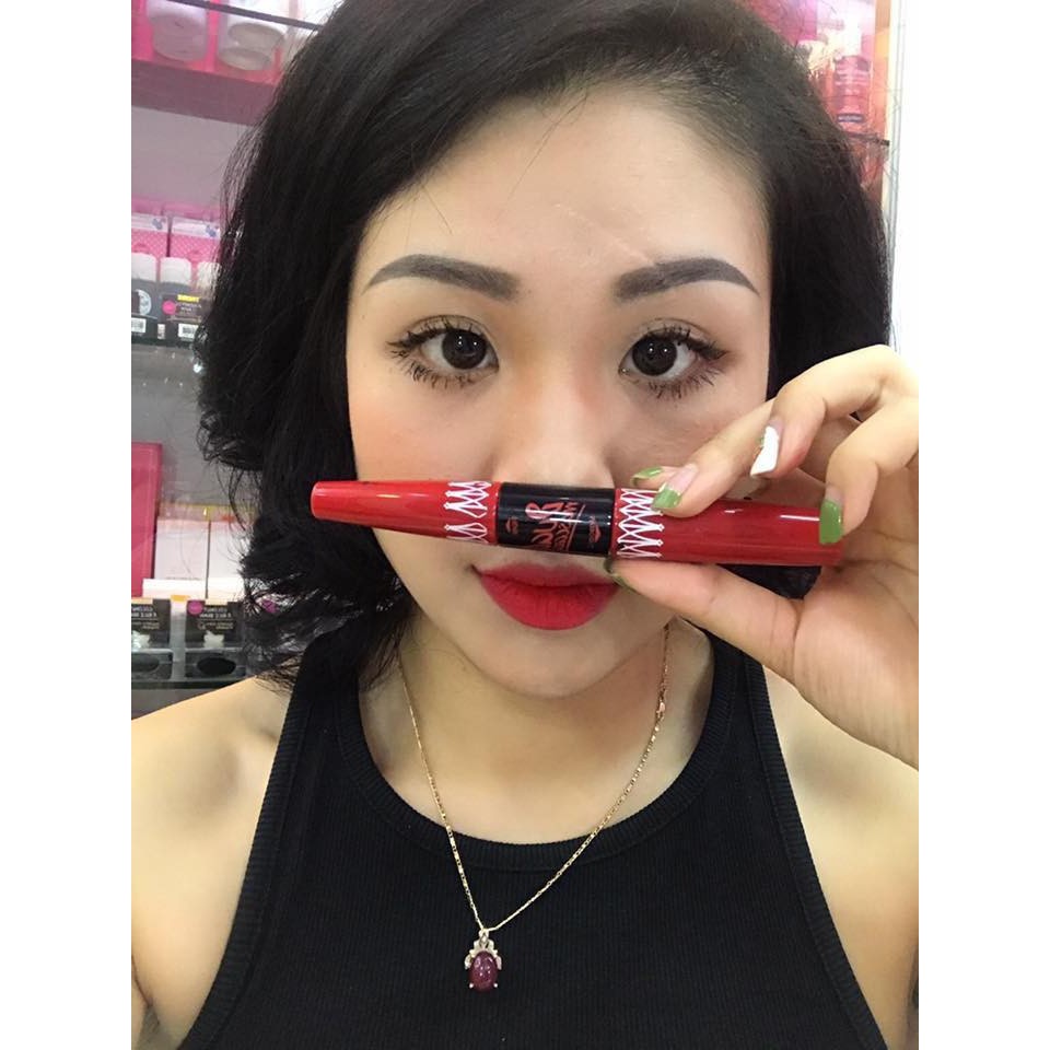 (Hàng Chính Hãng) Mascara 2 Đầu Sivanna Super Model 5X Long