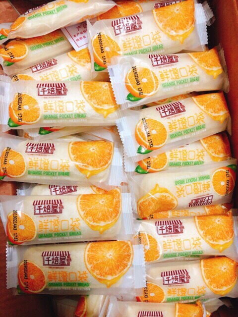 Freeship sg 1kg bánh sữa chua Đài Loan vị cam mới