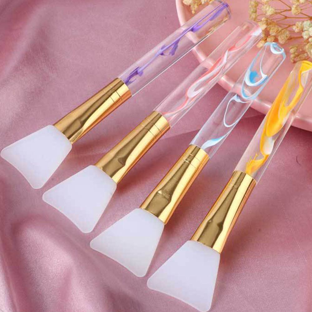 [Hàng mới về] Cọ đắp mặt nạ đầu silicon mềm mại dễ mang theo tiện dụng