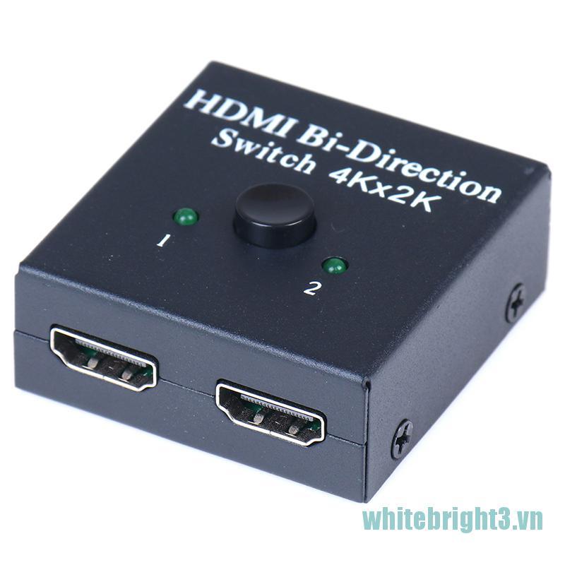 Công Tắc Chia 2 Cổng Hdmi 2x1 &amp; 1x2 3d 4k Uhd