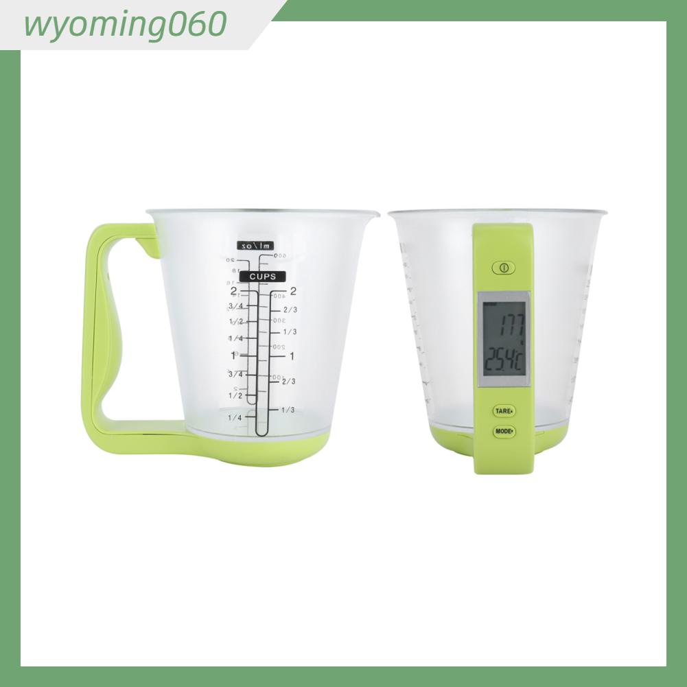 Wyoming060 TY‑C01 Electronic Measuring Cup 1000g 0.1g Accuracy Detachable Automatic Scale for Kitchen