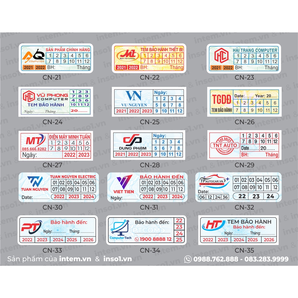 1000 TEM VỠ BẢO HÀNH, TEM VỠ NIÊM PHONG HÀNG HÓA, THIẾT KẾ THEO YÊU CẦU