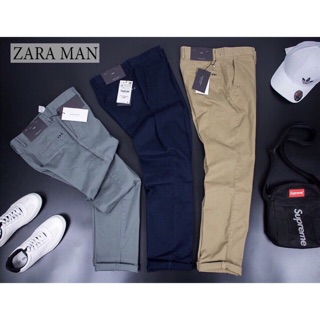 Quần Dài Zara chính hãng chất kaki mềm