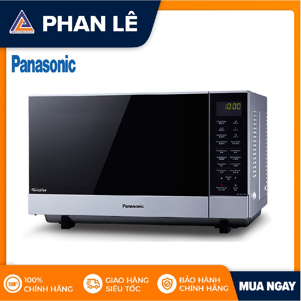 Lò vi sóng Panasonic PALM-NN-GF574MYUE 27L (Trắng pha Đen)