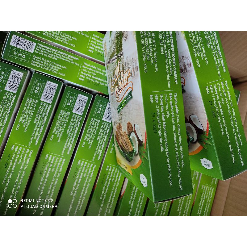 250g bánh dừa nướng Thái Bình - Quảng Nam