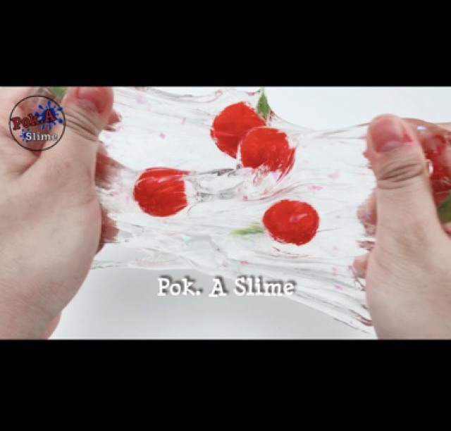 Slime Cherry Bomb - chất clear slime (slime trong)