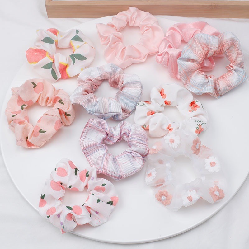 Scrunchies Phụ Kiện Tóc Xinh