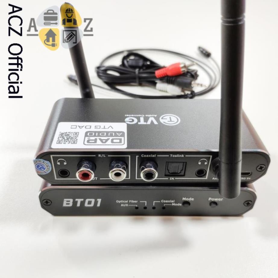 Bộ chuyển đổi quang học optical ra AV sang âm thanh audio VTG có Bluetooth - BH 12 tháng