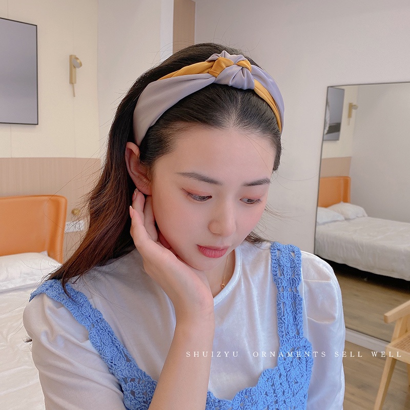 Băng đô vải phong cách Hàn Quốc đơn giản hợp thời trang dành cho nữ