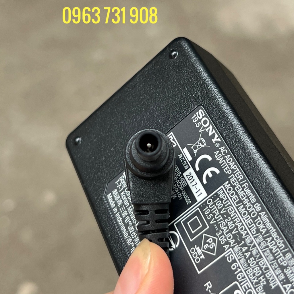 Cục nguồn Adapter tivi sony 19.5V-3.05A chính hãng 100%