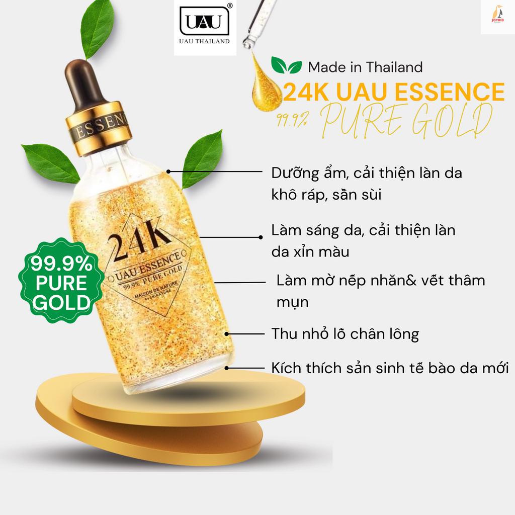 Tinh chất vàng 24K UAU Essence dưỡng ẩm, nâng cơ&amp; làm trắng da 100ml
