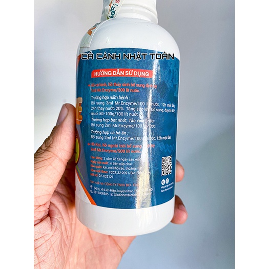 MR ENZYME MRBIO FISH HỖ TRỢ CÁC VẤN ĐỀ CHO CÁ CẢNH, CÁ BIỂN, SAN HÔ (MỚI)