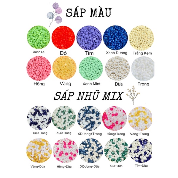 Sáp Màu Premier Nhũ 500-1000g