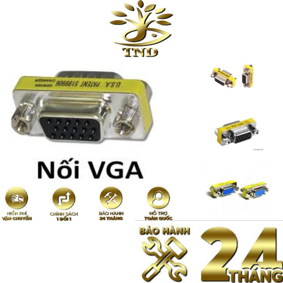 Đầu nối vga-vga, 2 đầu âm. hàng chuẩn chất lượng giá cực tốt.TND Shop