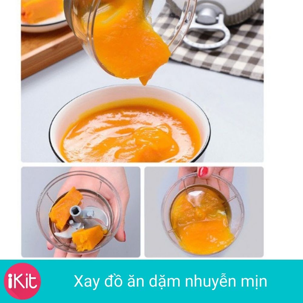 Máy xay tỏi ớt Hàn quốc Kitchen Food, Máy xay tỏi ớt bằng dây cót.