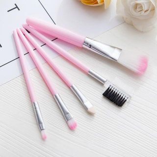 Bộ cọ trang điểm 5  cây hồng