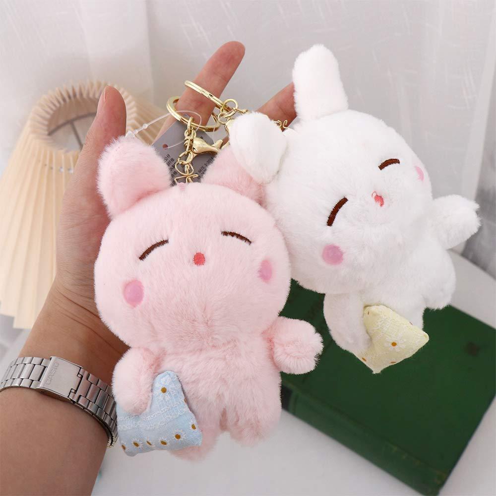 Móc Khóa Hình Đồ chơi nhồi bông Mềm Mại Dễ Thương REBUY1