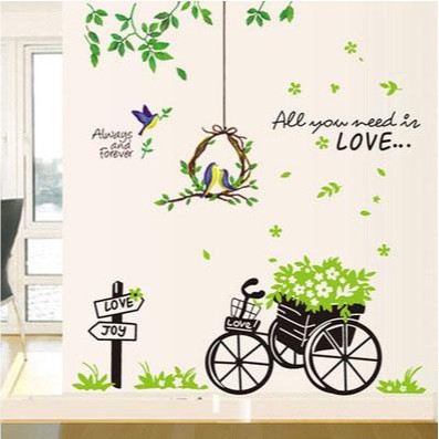 Combo decal dán tường All you need in love