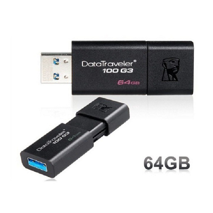 USB KINGSTON 64G 3.0 DT100G3 Chính Hãng | WebRaoVat - webraovat.net.vn