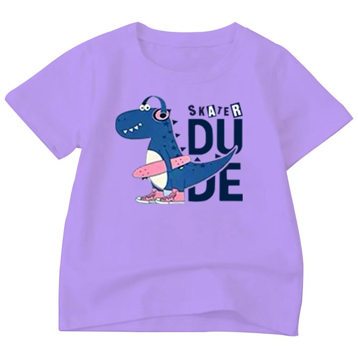 Áo thun bé trai form rộng in hình độc đáo ATBT89