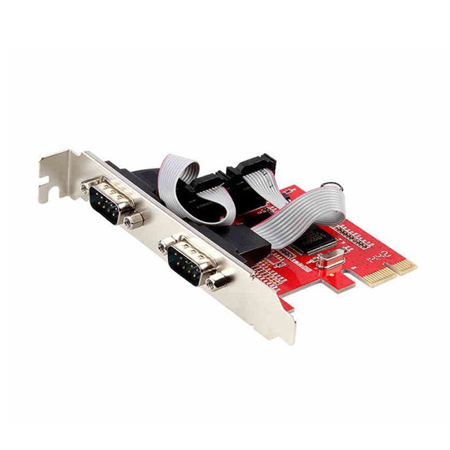 Card PCI Express to 2 Com Unitek Y-7504 chính hãng - Hapugroup