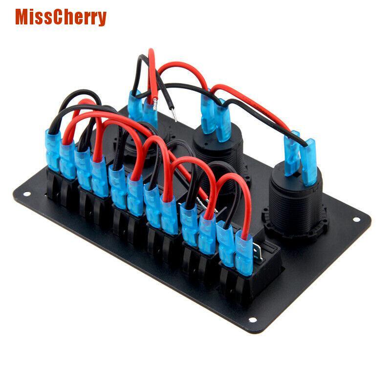 Bảng Điều Khiển Đèn Led 6 Chân Cho Xe Hơi / Tàu Thuyền / Xe Tải
