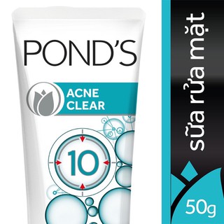 Sữa rửa mặt ngừa mụn Pond's Acne Clear 50g