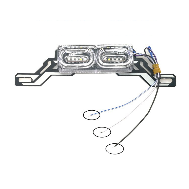 Đèn LED Cảnh Báo Gắn Đuôi Xe Mô Tô Chuyên Dụng