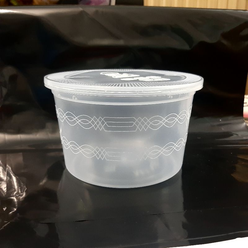 100 thố nhựa 500 ml có nắp đậy