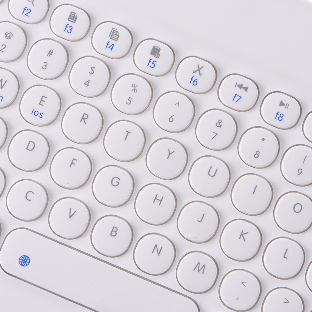 Bàn Phím Bluetooth Không Dây Mini 10 Inches RGB Có Đèn Nền Tiện Dụng Cho Ipad / Laptop