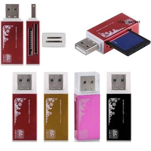 Đầu Đọc Thẻ Nhớ Usb 2.0 Tất Cả Trong 1 Cho Micro Sd Sdhc Tf M2 Mmc Ms Ms Pro