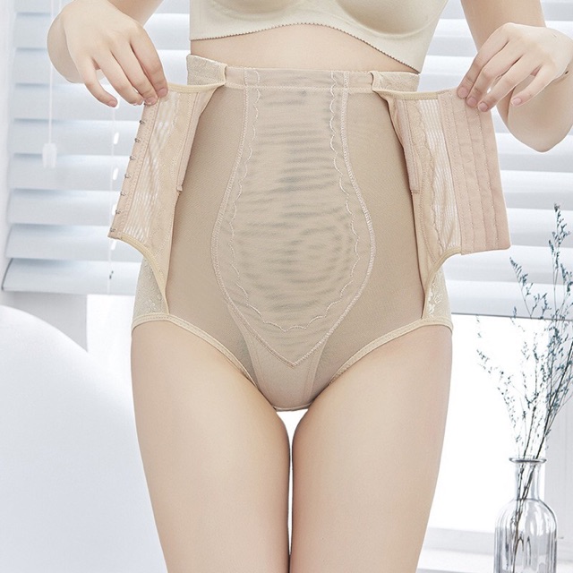 Quần Gen Bụng Có Móc Cài, Cạp Cao, Nịt Bụng Giảm Mỡ, Giảm Eo Định Hình Vòng Eo GB01