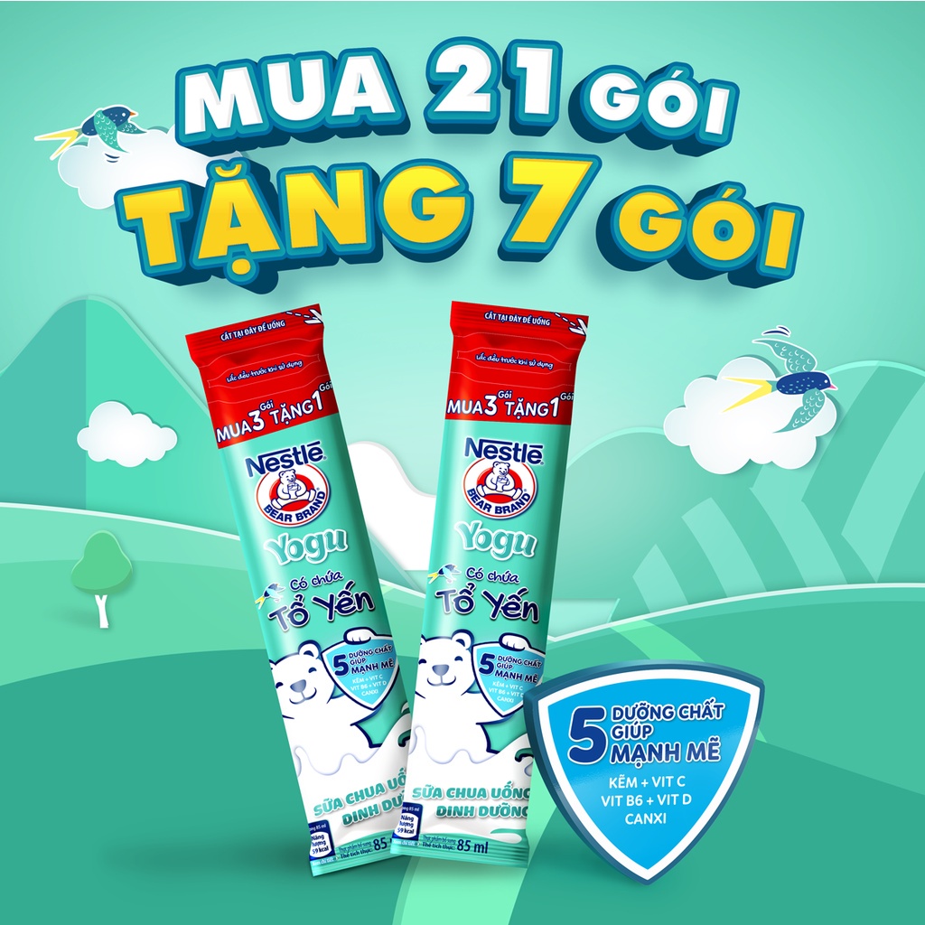 28 Thanh Sữa Chua Tổ Yến Yagu Của công ty Nestle Việt Nam