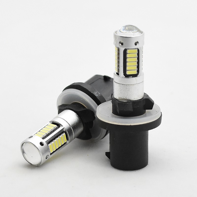 Set 2 bóng đèn LED H27 880 12V cho xe ô tô
